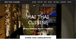 Desktop Screenshot of mai-thai.be